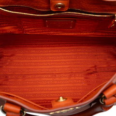 Prada Vitello Daino Open Convertible Tote