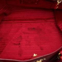 Prada Vitello Daino Open Convertible Tote