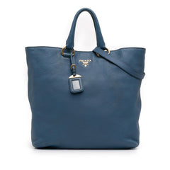 Prada Vitello Daino Open Convertible Tote