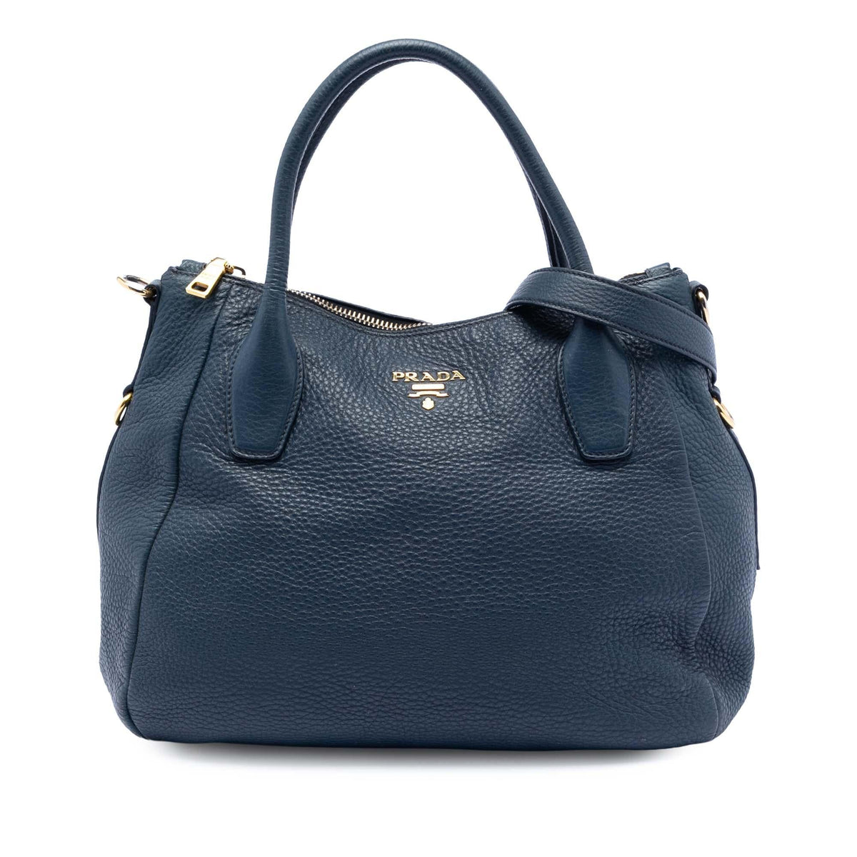 Prada Vitello Daino Sacca 2 Manici Convertible Tote