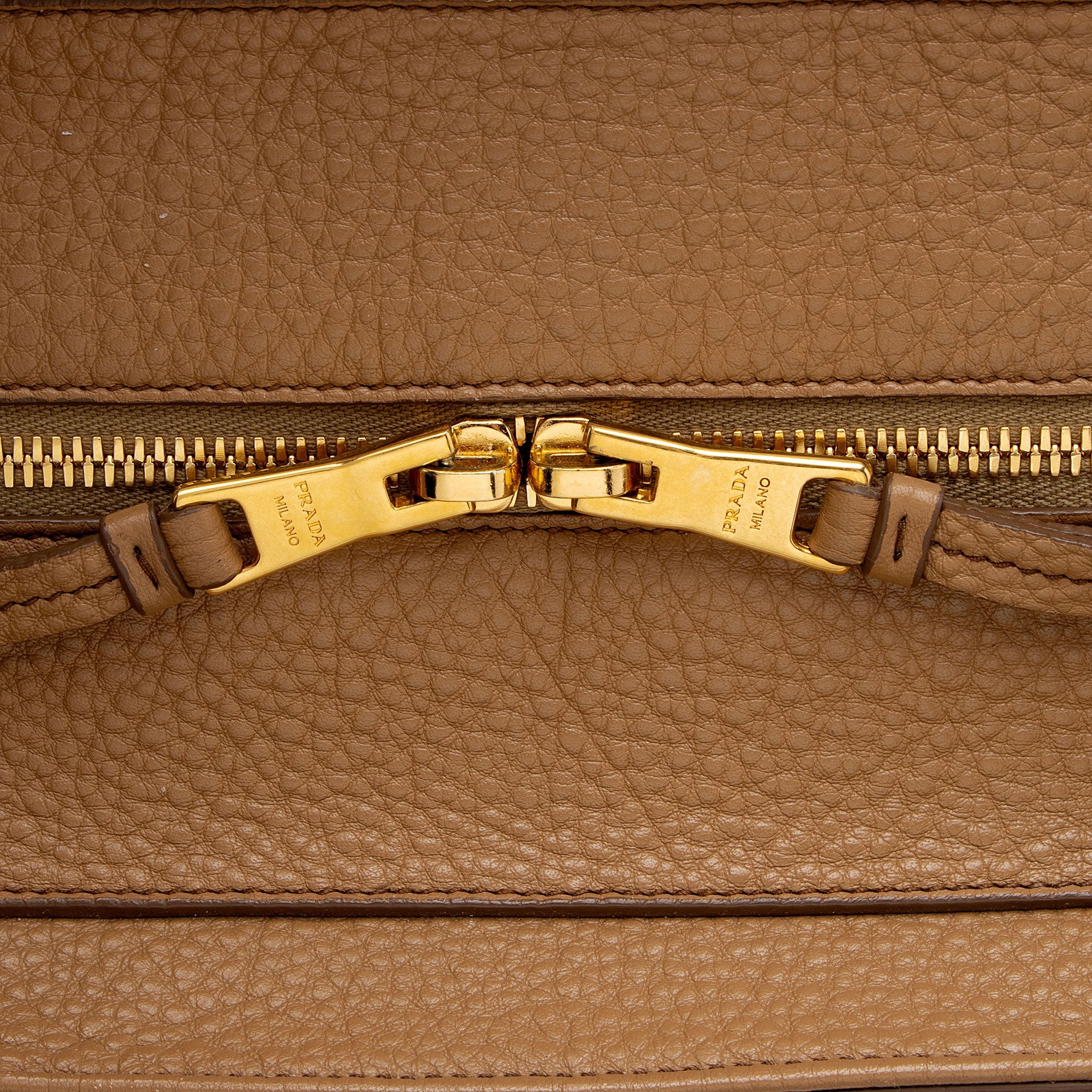 Prada Vitello Daino N/S Shopping Tote