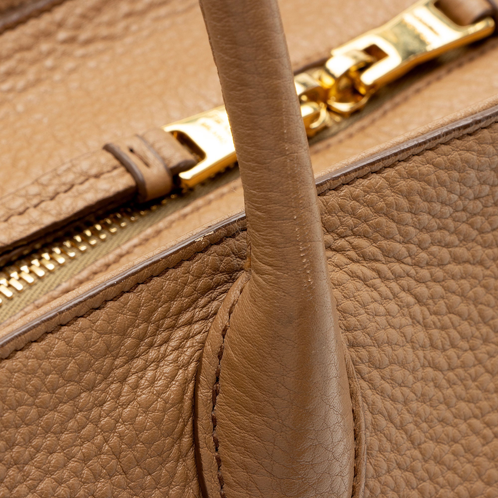 Prada Vitello Daino N/S Shopping Tote