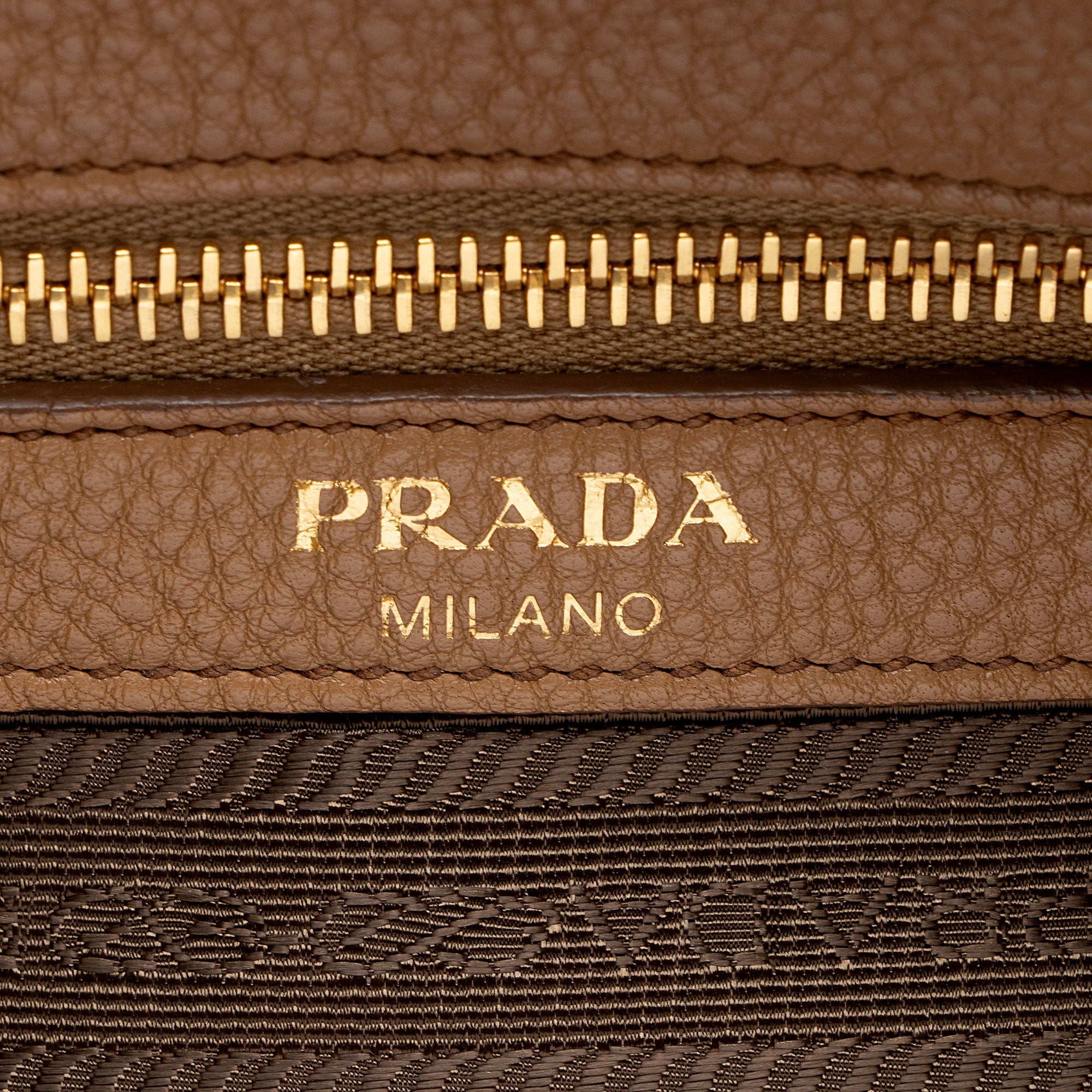 Prada Vitello Daino N/S Shopping Tote
