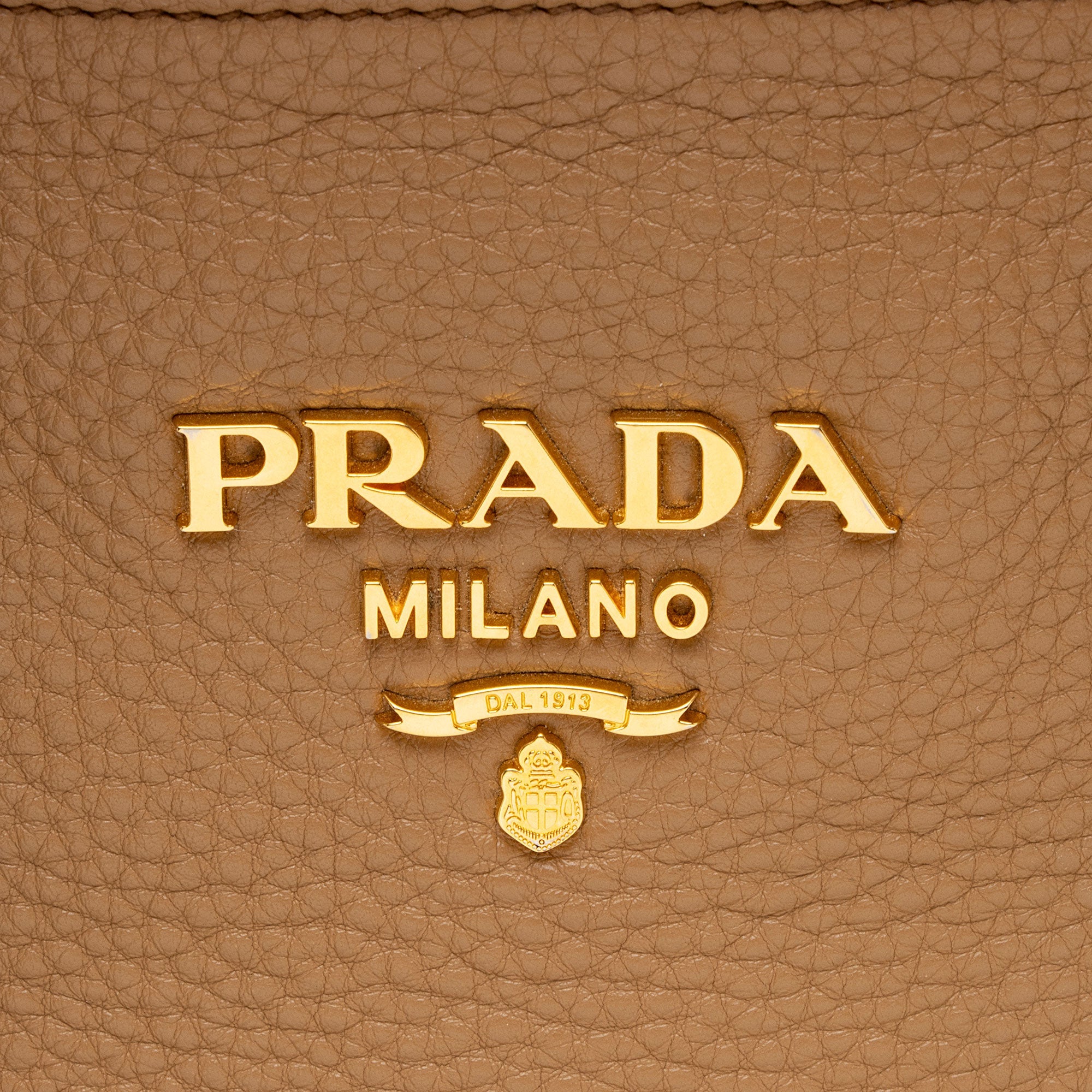 Prada Vitello Daino N/S Shopping Tote