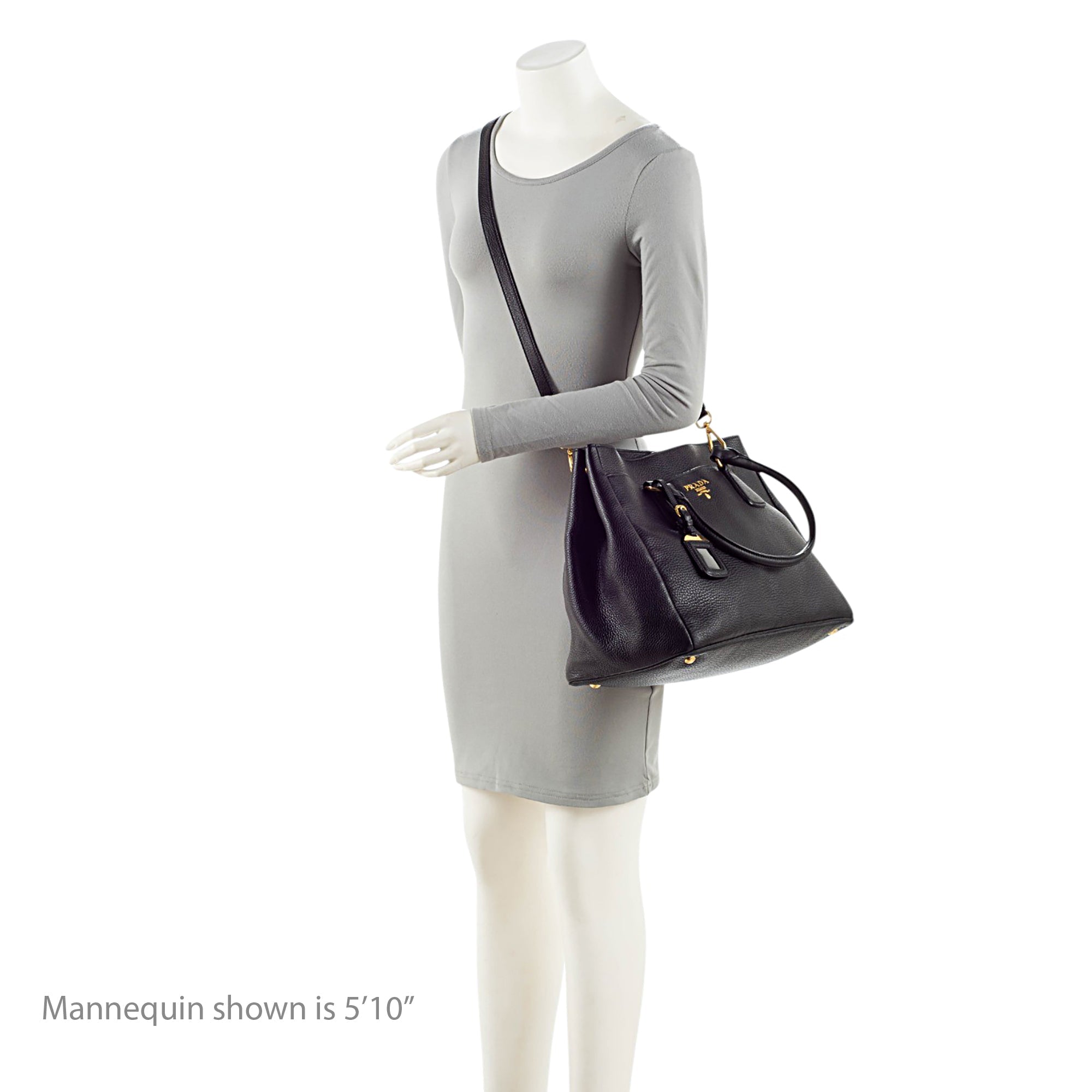 Prada Vitello Daino Shopping Tote