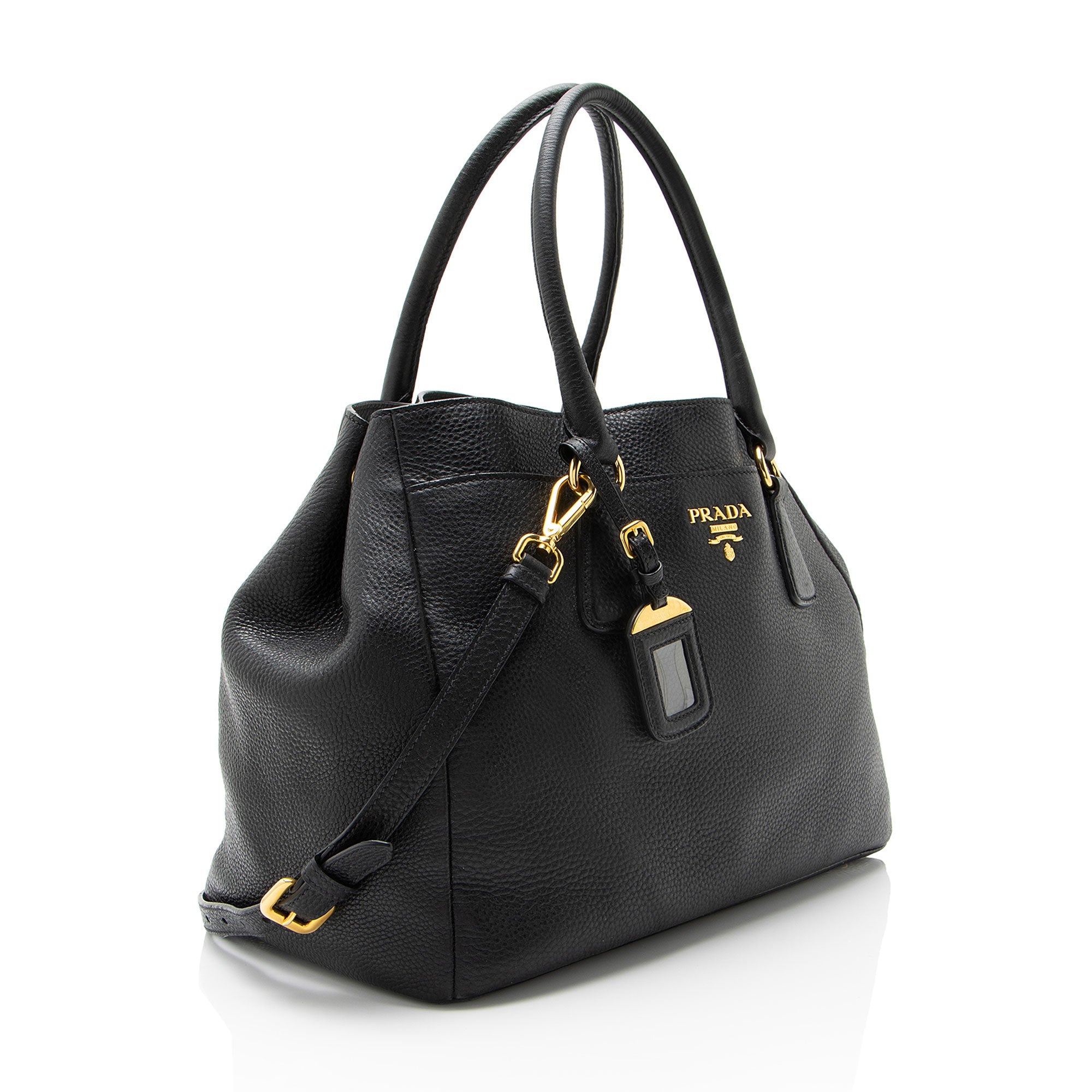Prada Vitello Daino Shopping Tote