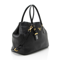 Prada Vitello Daino Shopping Tote