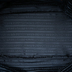 Prada Vitello Daino Side Pocket Convertible Tote