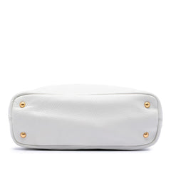 Prada Vitello Daino Side Zip Tote