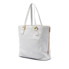 Prada Vitello Daino Side Zip Tote