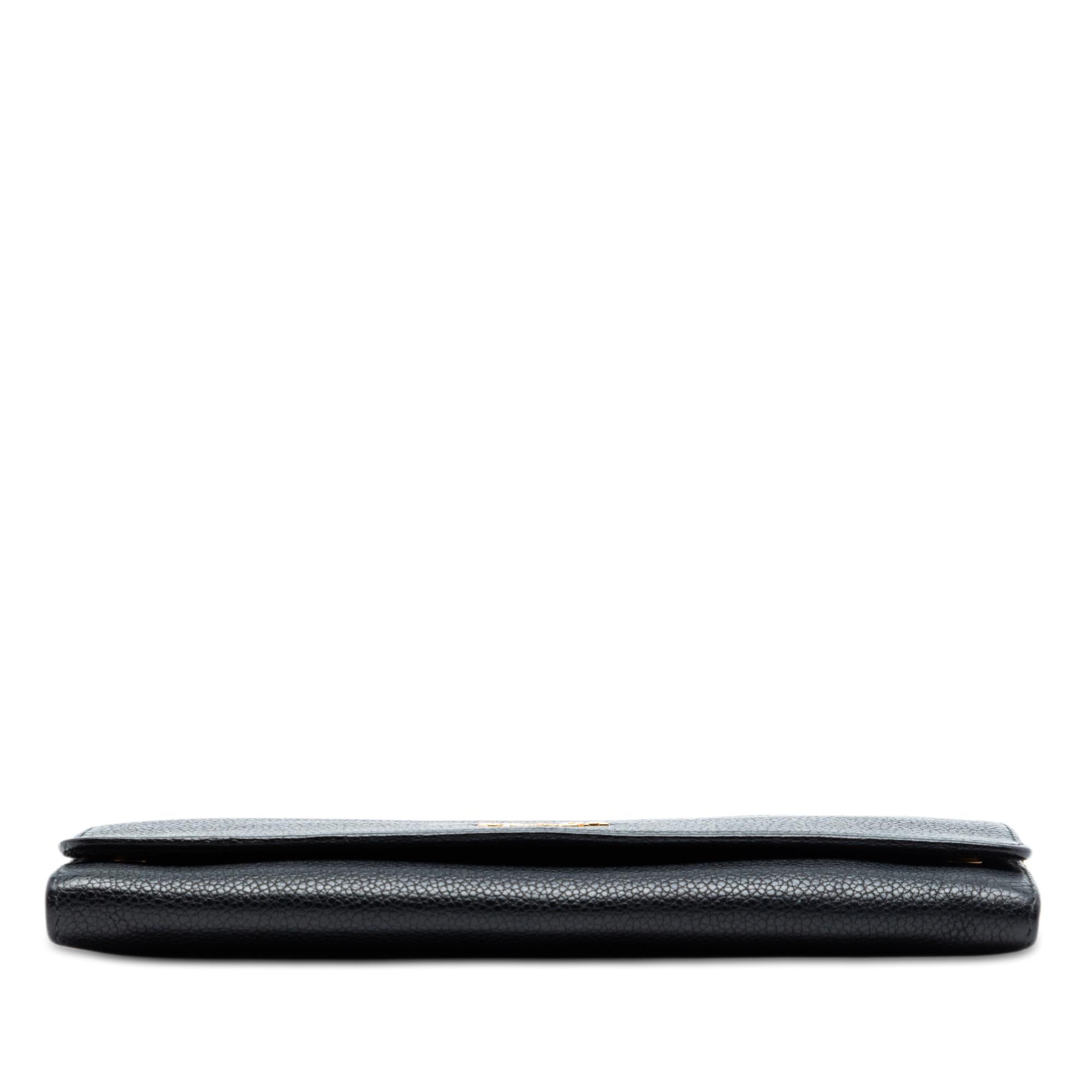 Prada Vitello Daino Wallet On Chain