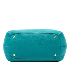 Prada Vitello Daino Zip Top Satchel