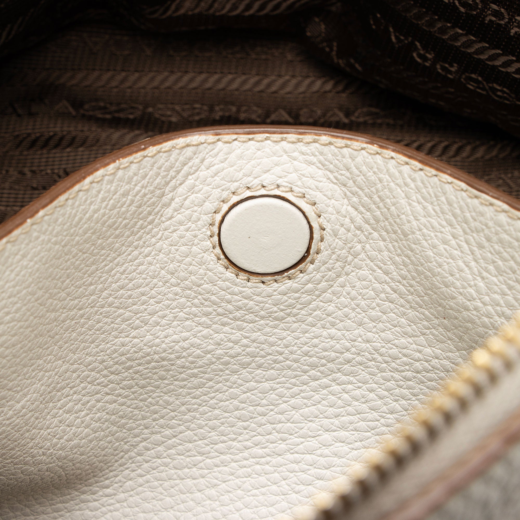 Prada Vitello Diano Pocket Mini Tote