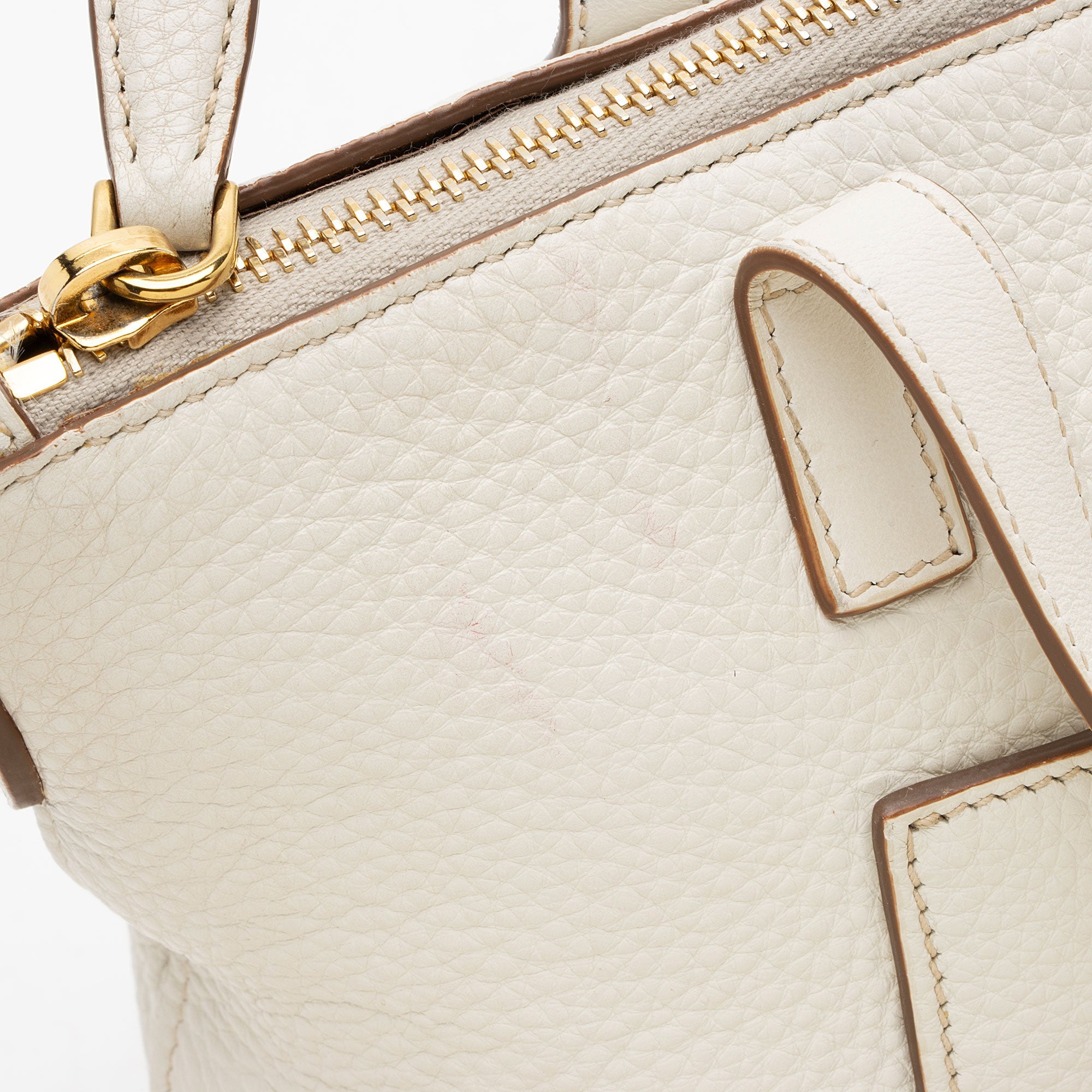 Prada Vitello Diano Pocket Mini Tote