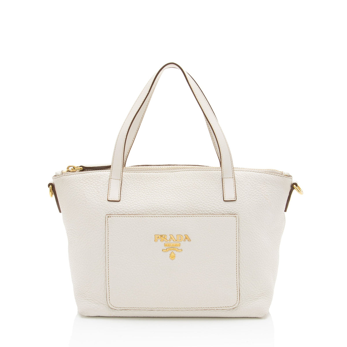 Prada Vitello Diano Pocket Mini Tote