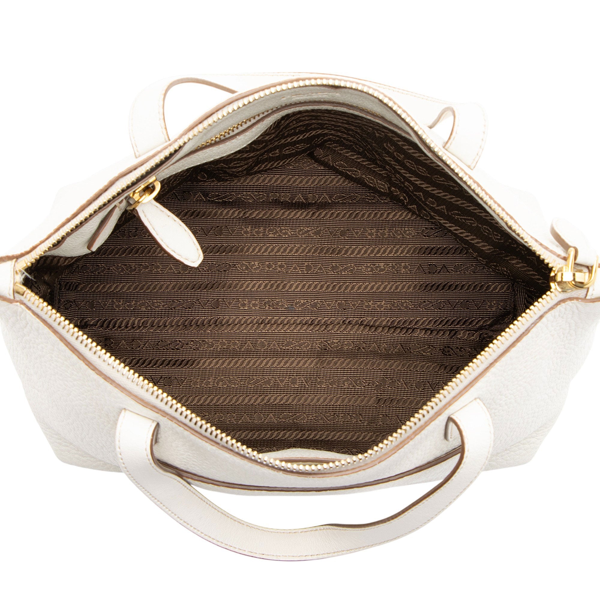 Prada Vitello Diano Pocket Mini Tote