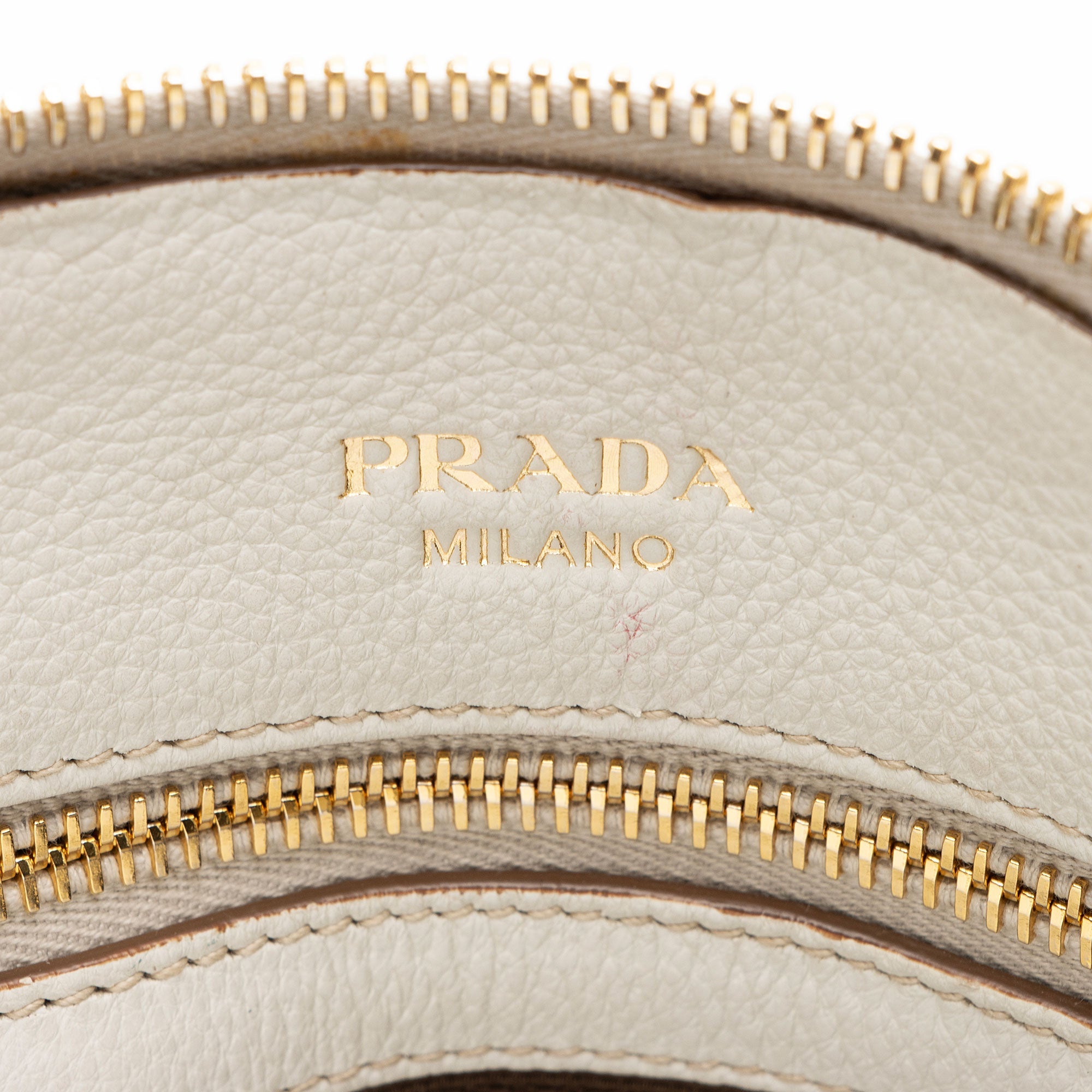 Prada Vitello Diano Pocket Mini Tote