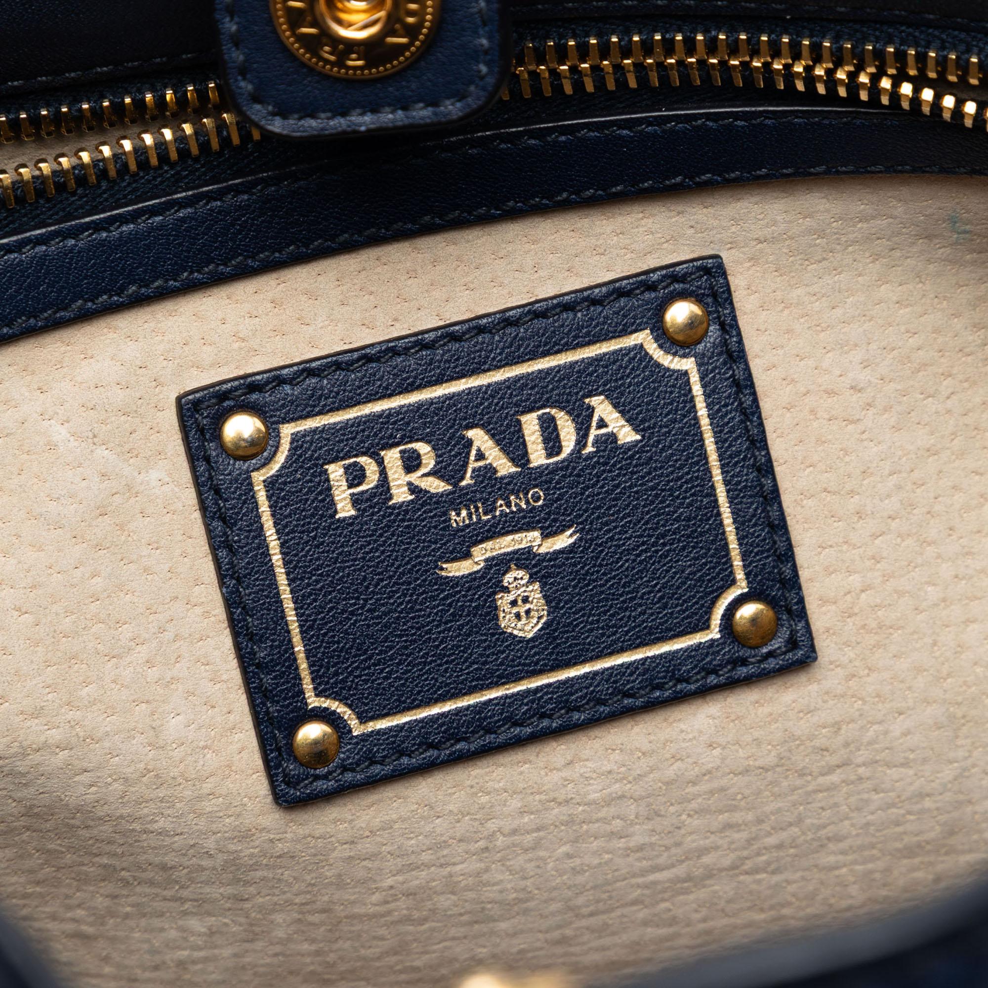 Prada Vitello Lux Shoulder Bag