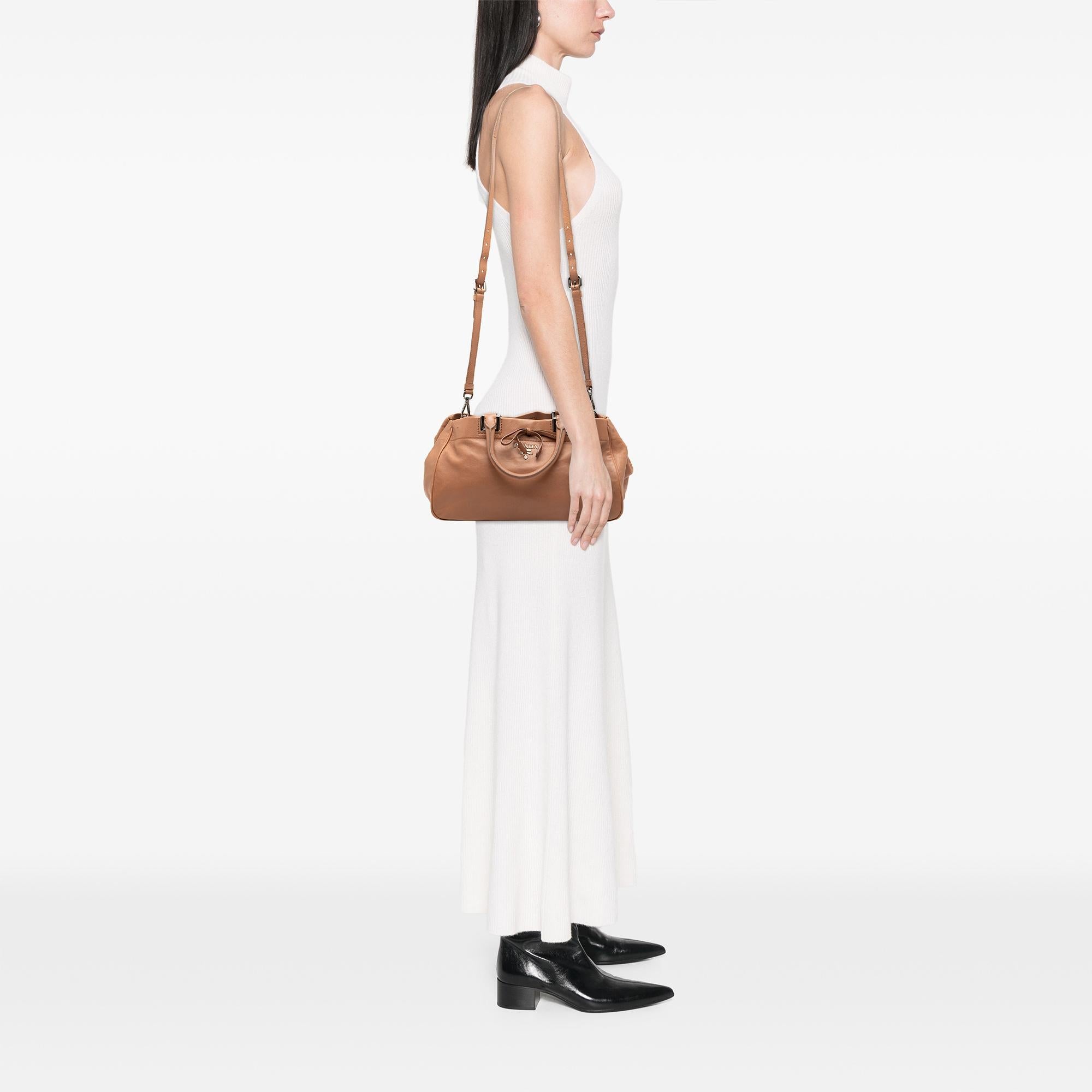 Prada Vitello Ribbon Satchel