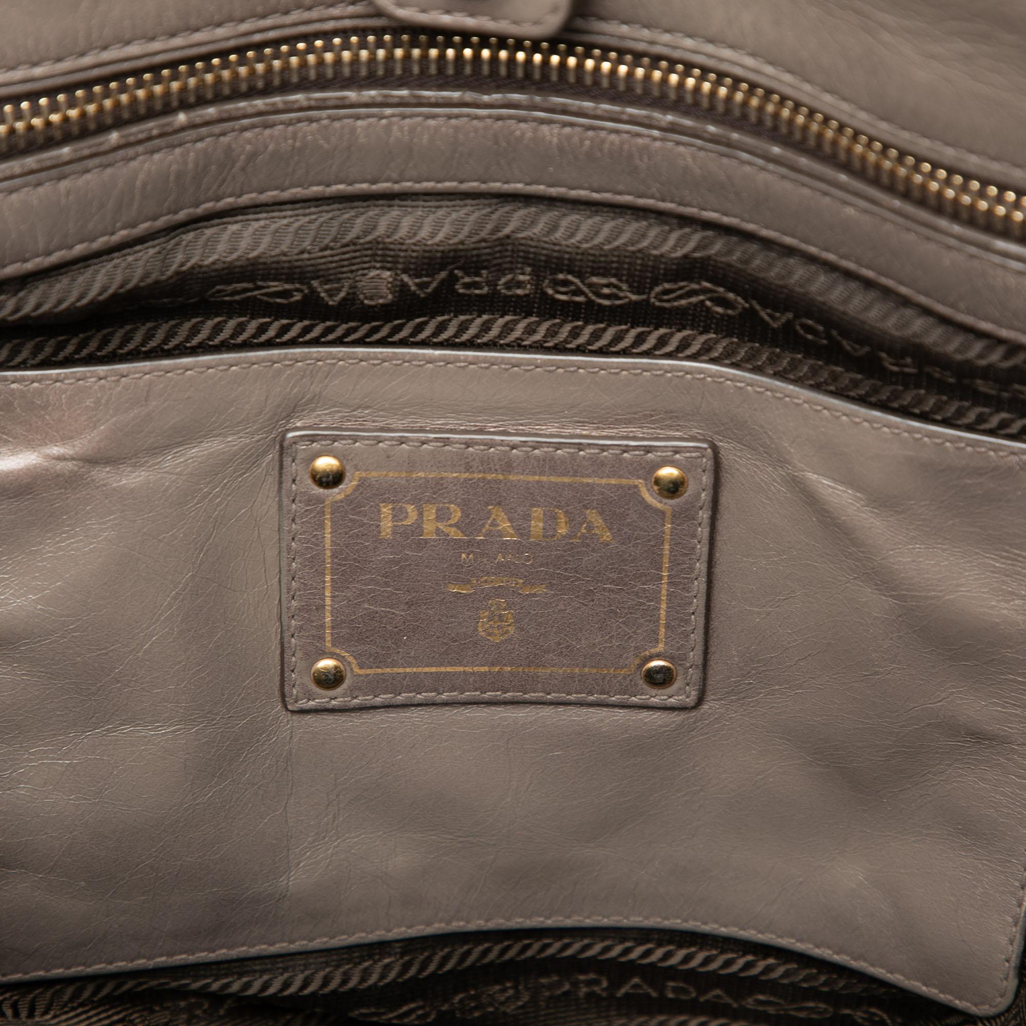 Prada Vitello Shine Satchel