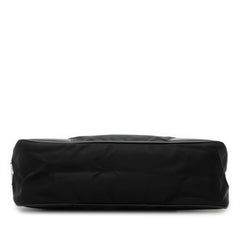 Prada Vitello Trimmed Tessuto Handbag