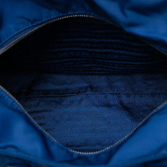 Prada Vitello Trimmed Tessuto Satchel