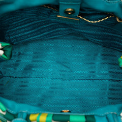 Prada Woven Tessuto Shopping Tote