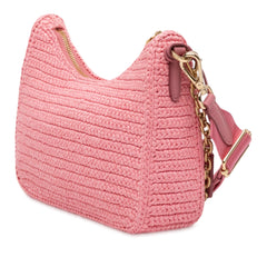 Prada Yarn Effect Raffia Crochet Re Edition 2005 Satchel