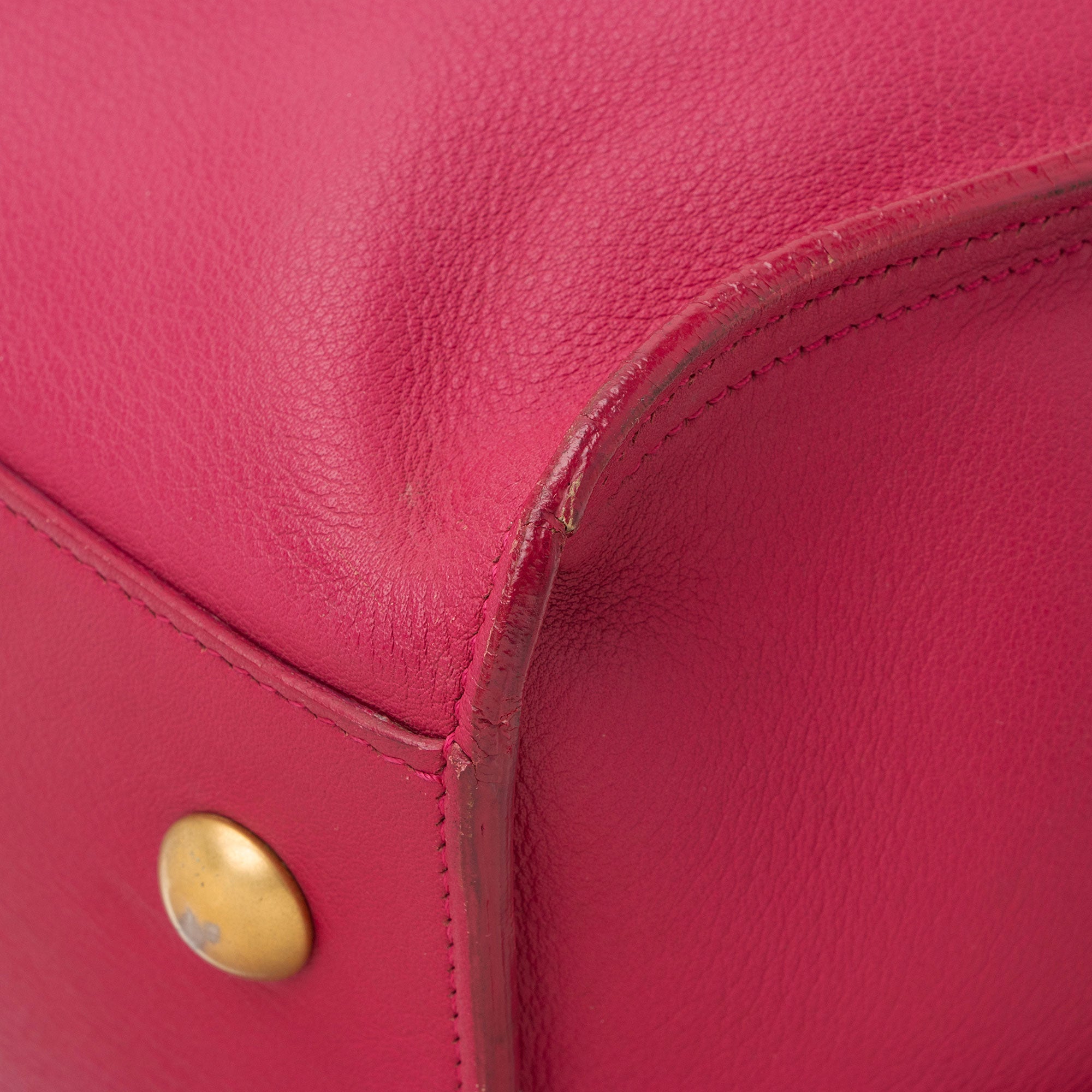 Saint Laurent Calfskin Classic Cabas Y Medium Tote