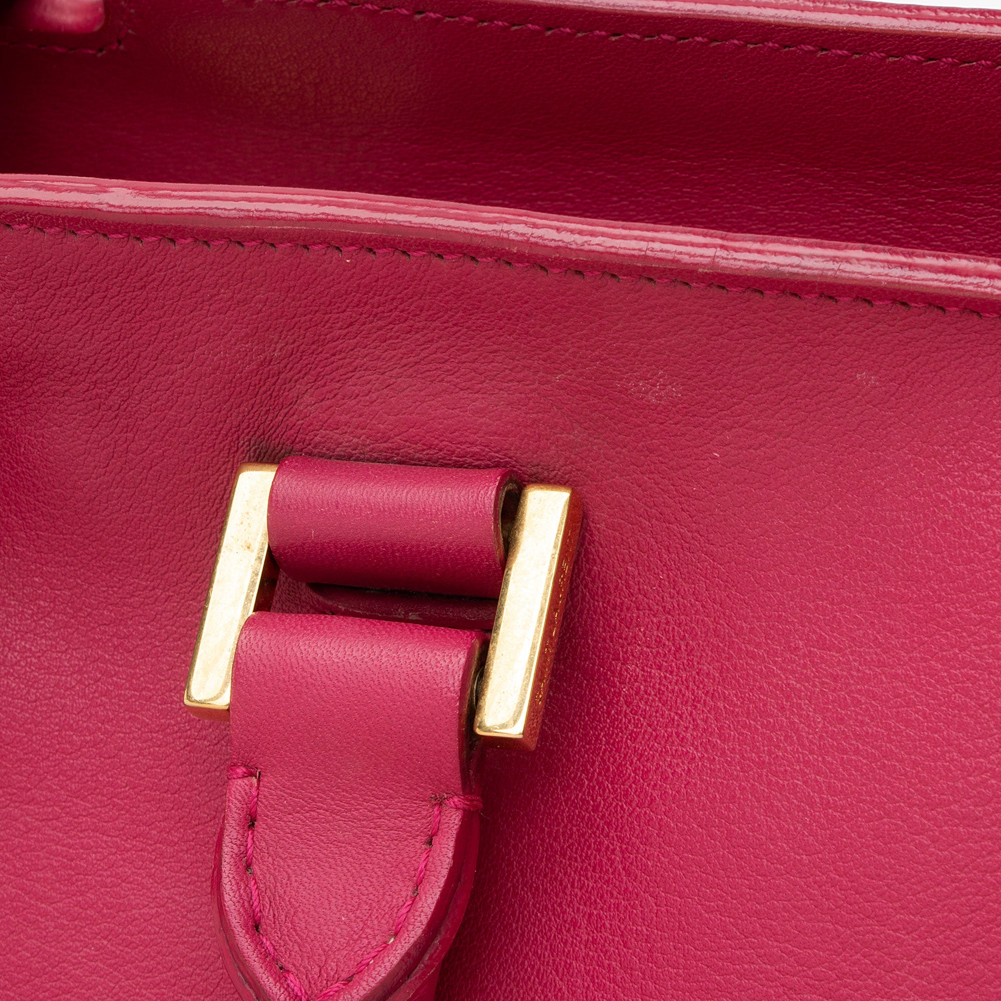 Saint Laurent Calfskin Classic Cabas Y Medium Tote