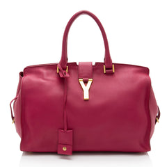 Saint Laurent Calfskin Classic Cabas Y Medium Tote