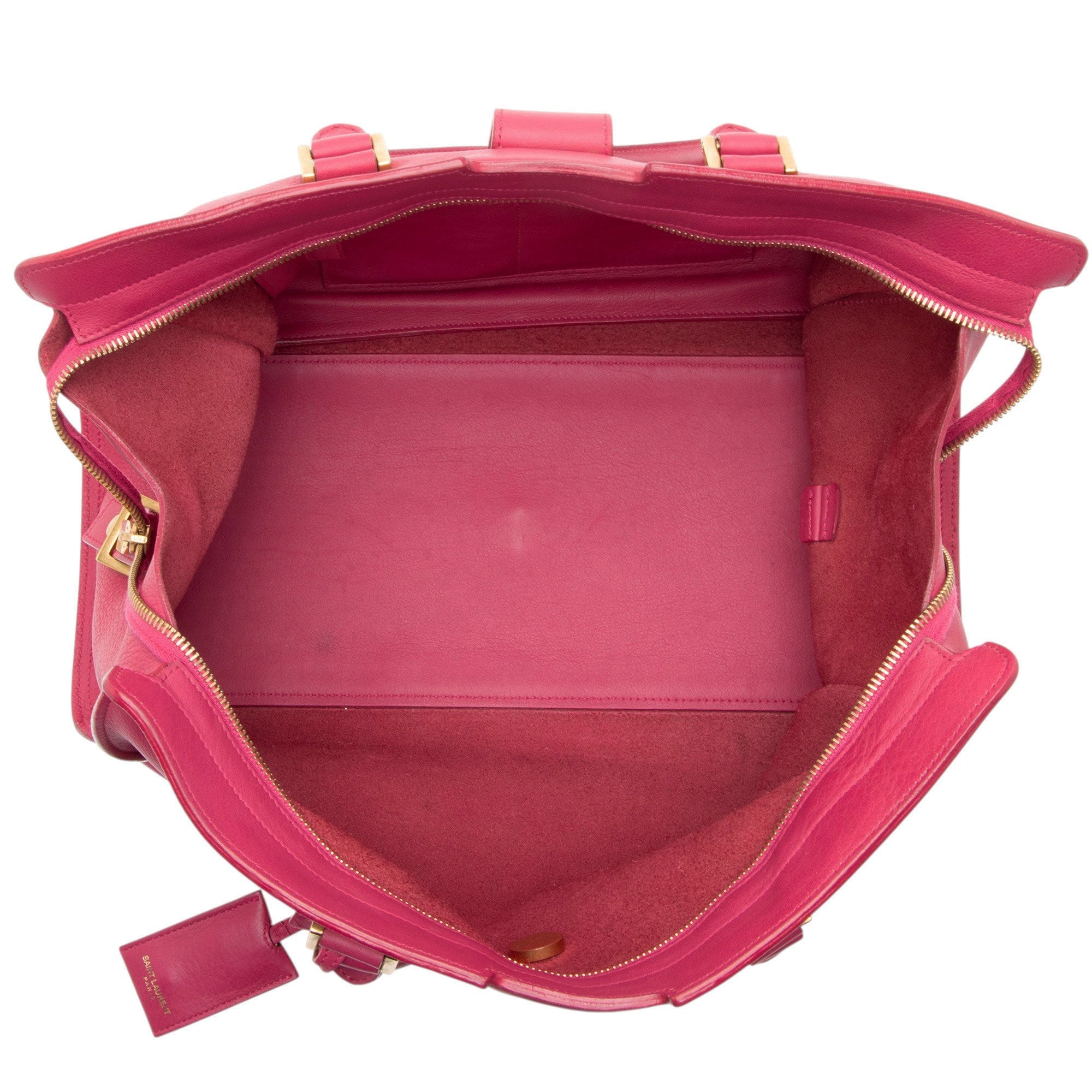 Saint Laurent Calfskin Classic Cabas Y Medium Tote