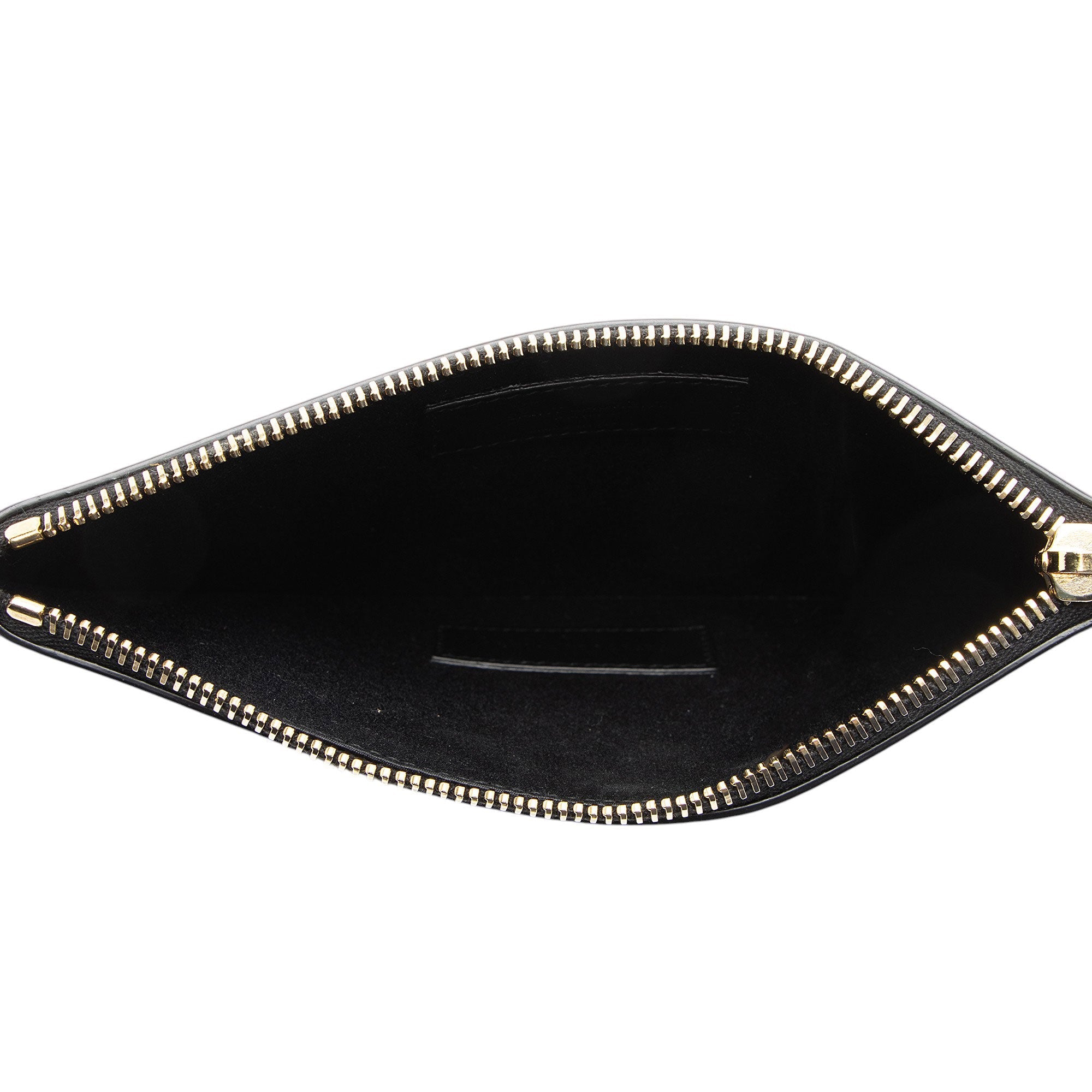 Saint Laurent Calfskin Leopard Small Zip Pouch