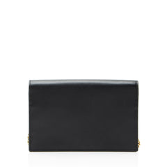 Saint Laurent Calfskin Monogram Kate Tassel Chain Wallet