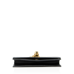Saint Laurent Calfskin Monogram Kate Tassel Chain Wallet