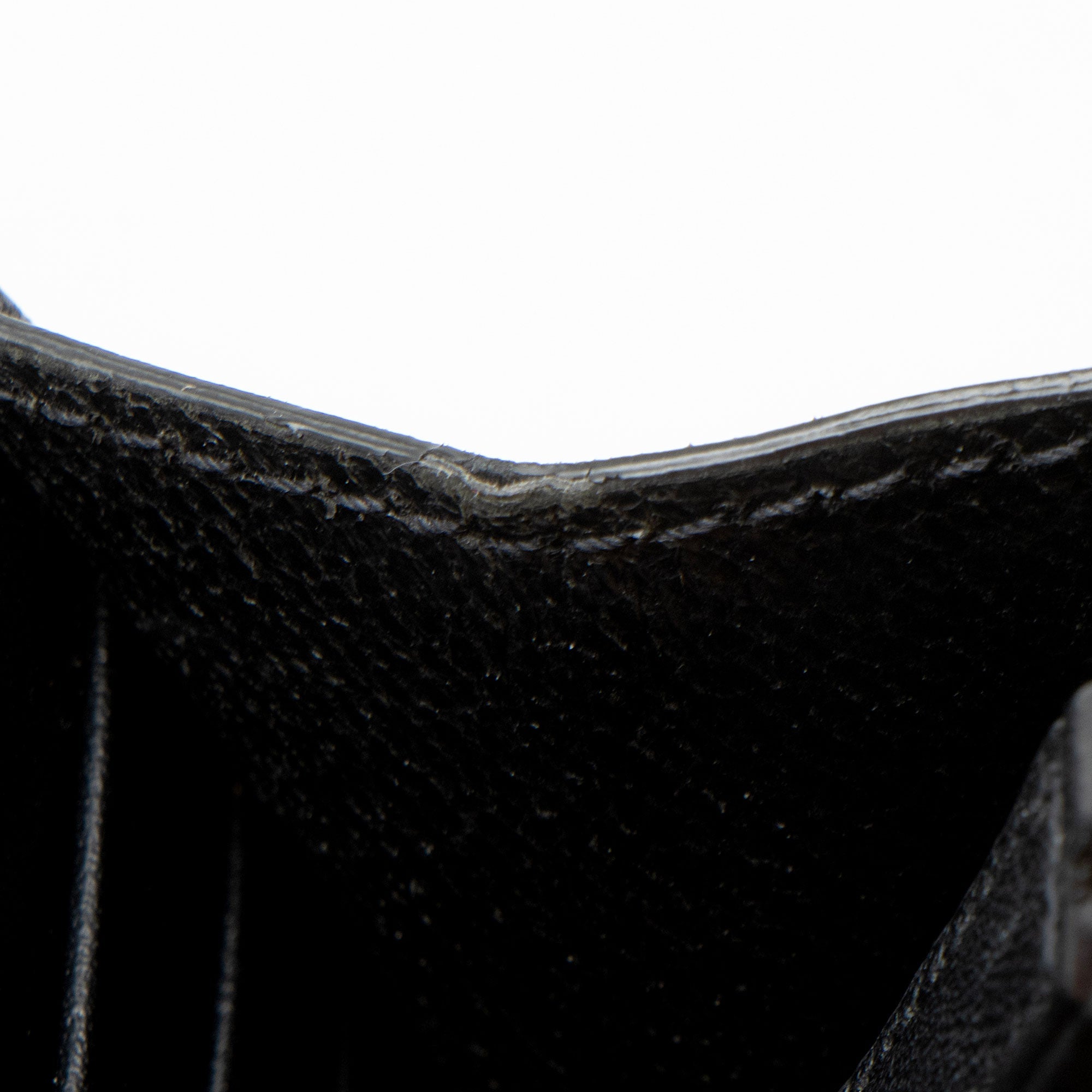 Saint Laurent Calfskin Monogram Kate Tassel Chain Wallet