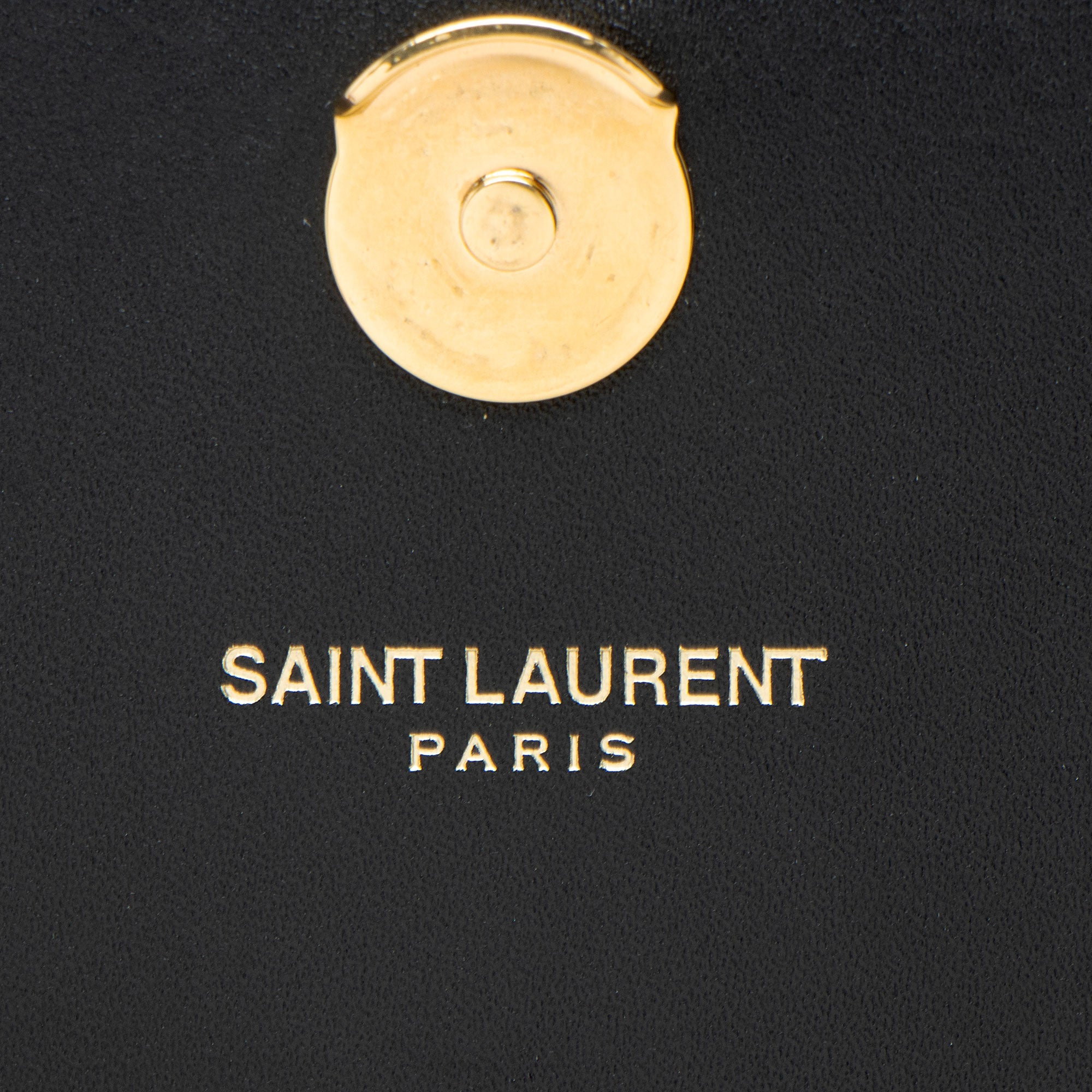 Saint Laurent Calfskin Monogram Kate Tassel Chain Wallet