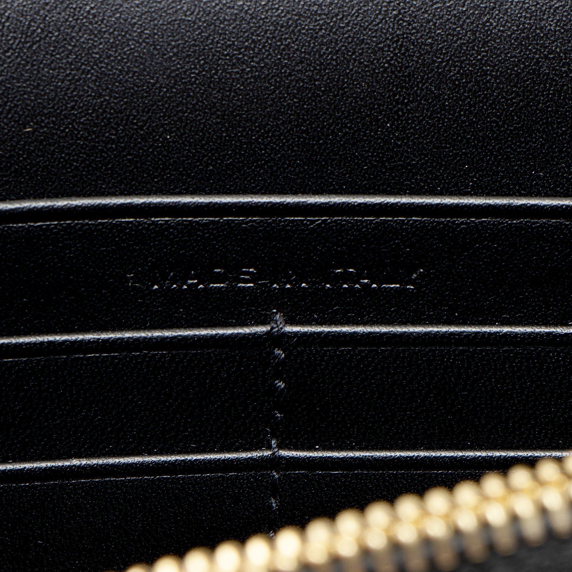 Saint Laurent Calfskin Monogram Kate Tassel Chain Wallet