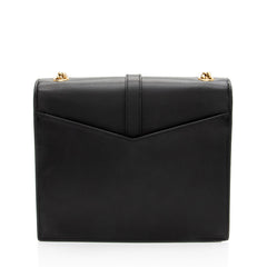 Saint Laurent Calfskin Monogram Sulpice Medium Shoulder Bag