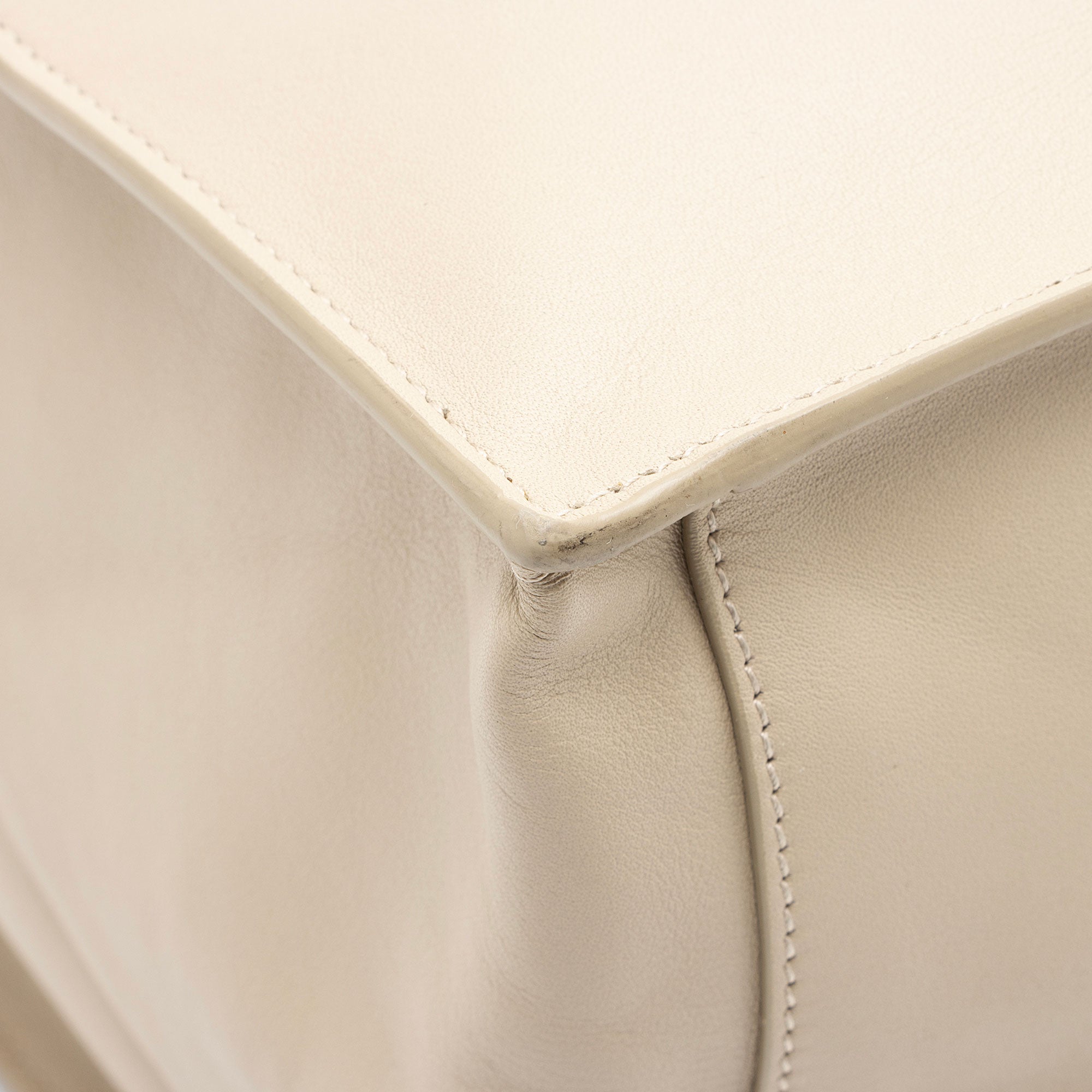 Saint Laurent Calfskin Rive Gauche Large Tote