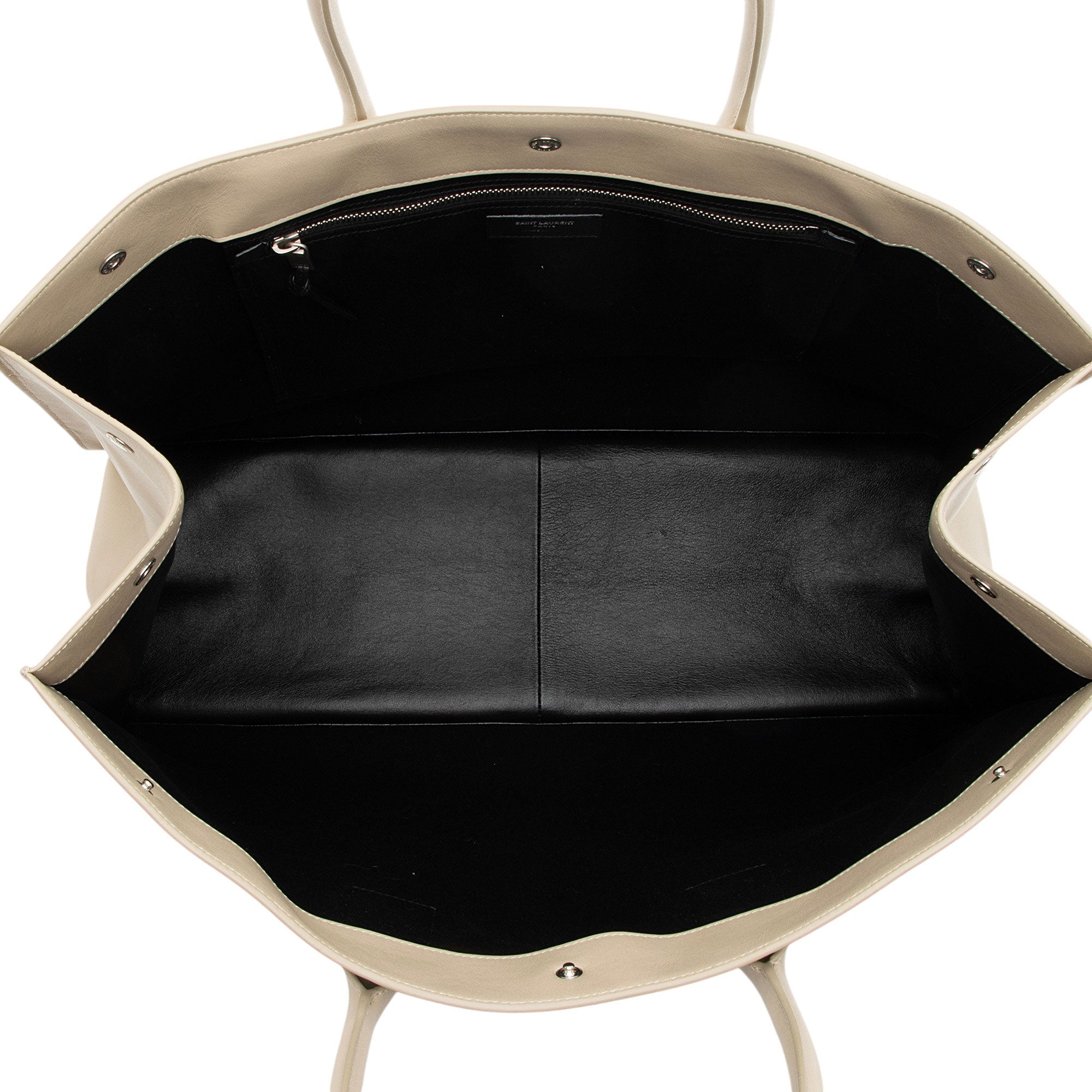 Saint Laurent Calfskin Rive Gauche Large Tote