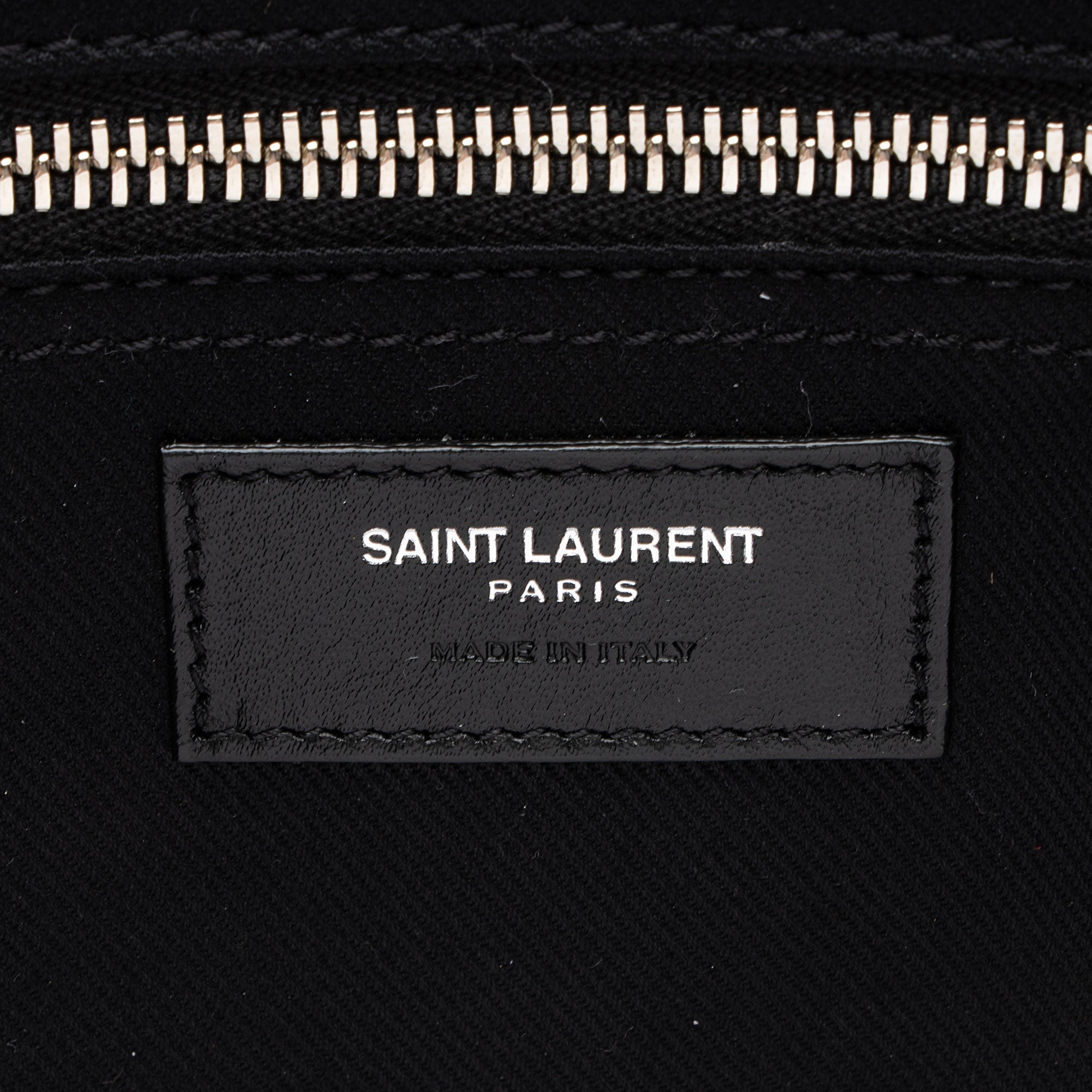 Saint Laurent Calfskin Rive Gauche Large Tote