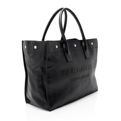 Saint Laurent Calfskin Rive Gauche Small Tote