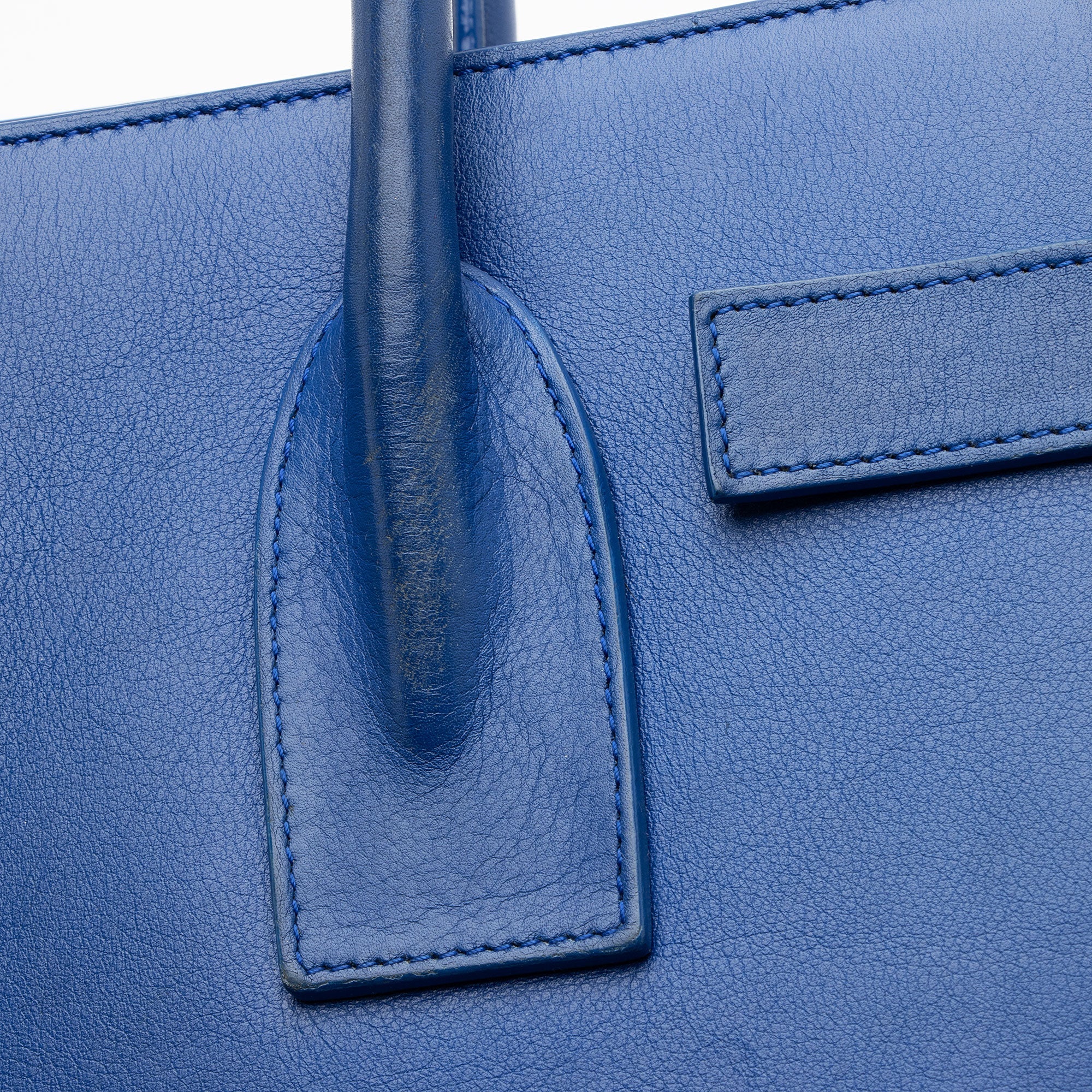 Saint Laurent Calfskin Small Sac De Jour Tote