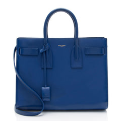 Saint Laurent Calfskin Small Sac De Jour Tote