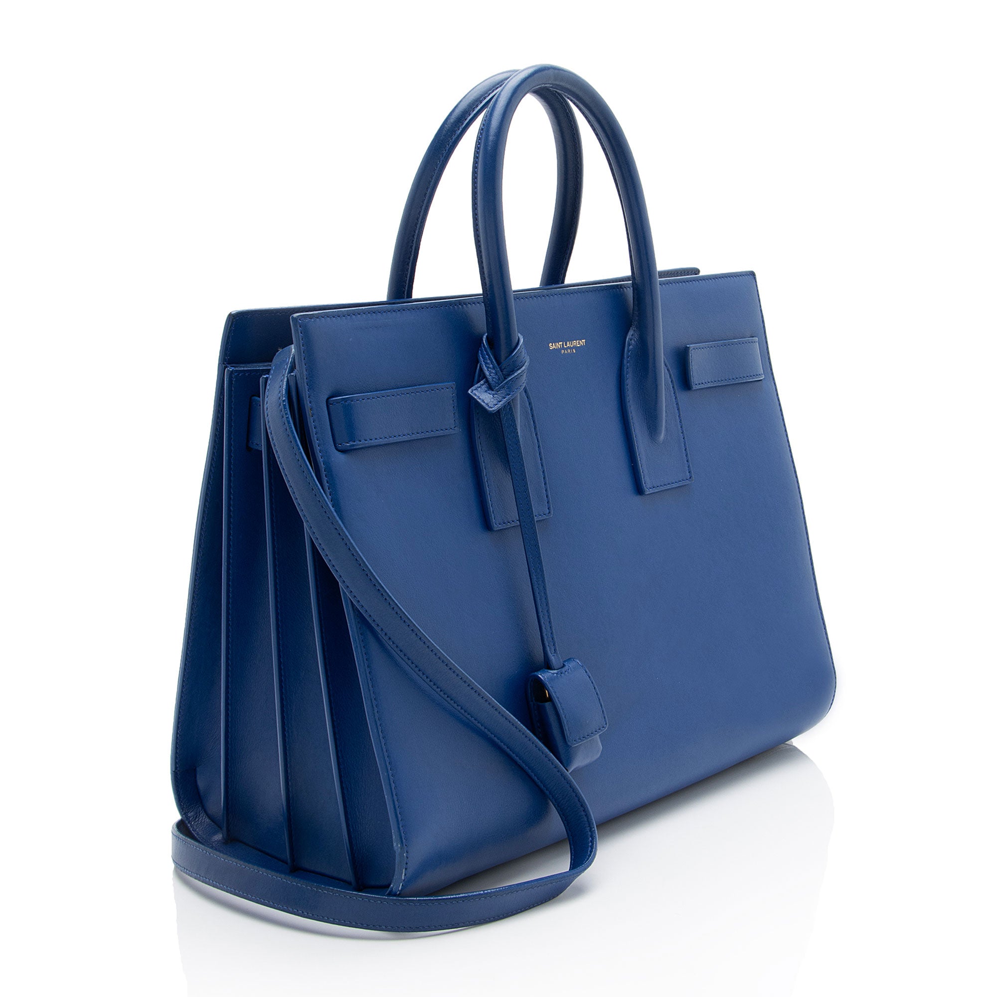 Saint Laurent Calfskin Small Sac De Jour Tote