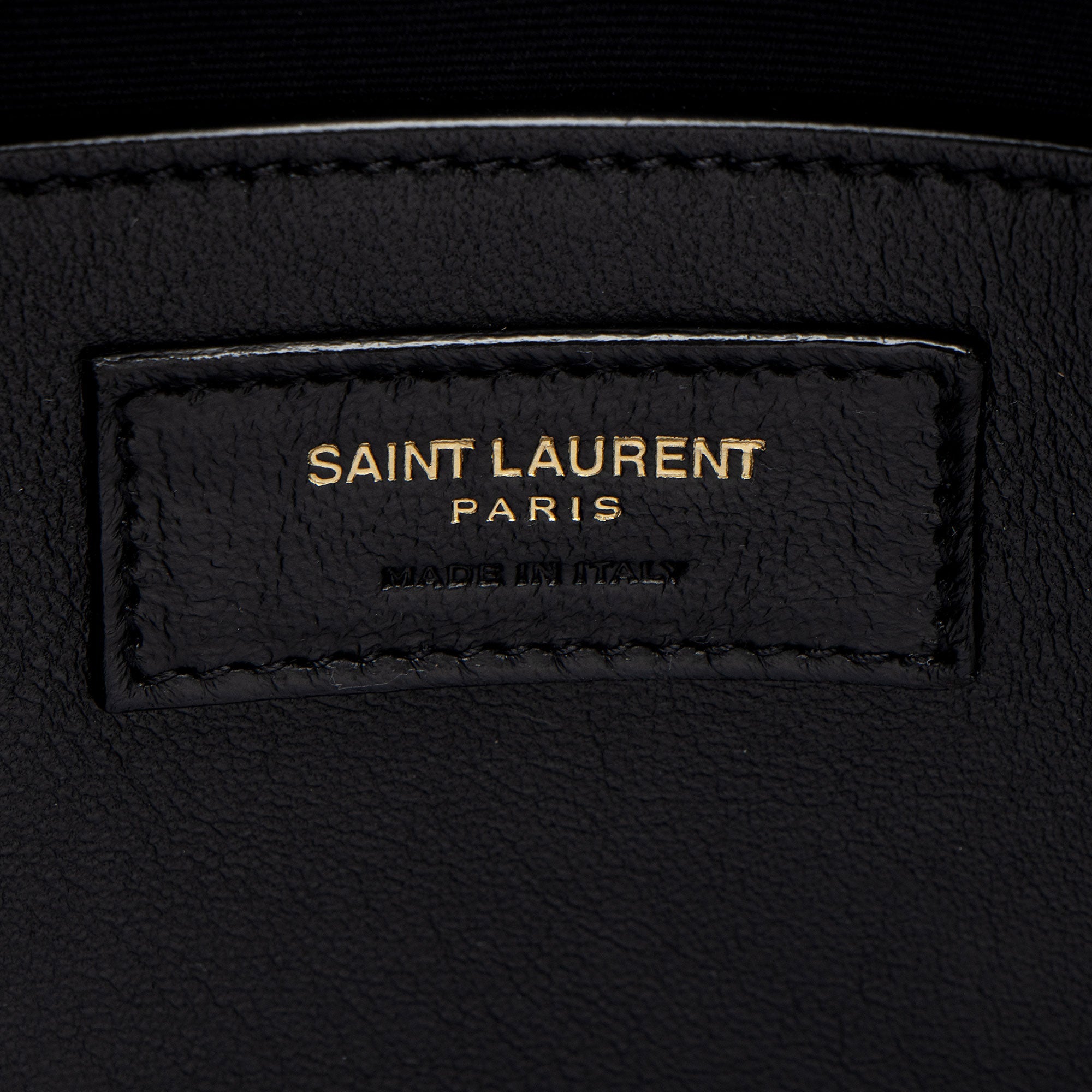 Saint Laurent Canvas Calfskin Monogram Uptown Medium Tote