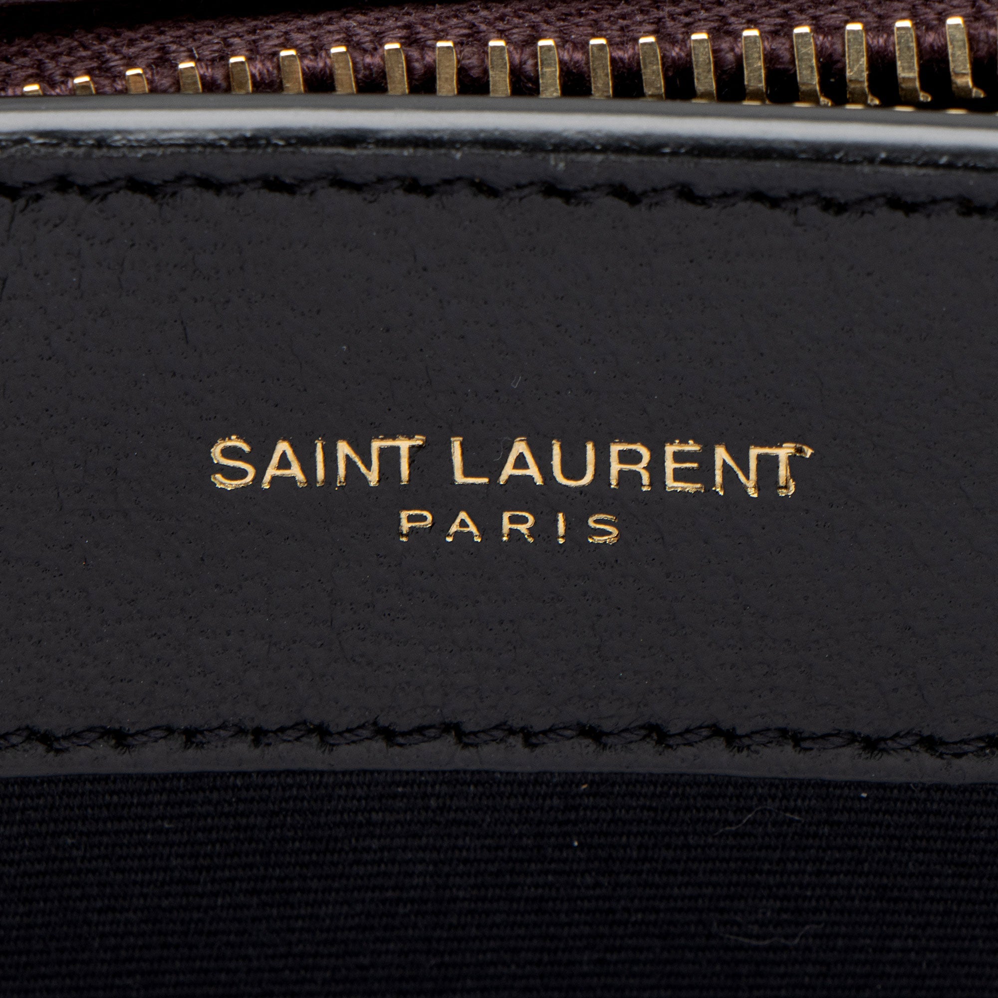Saint Laurent Canvas Calfskin Monogram Uptown Medium Tote