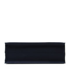 Saint Laurent Canvas Calfskin Rive Gauche Large Tote