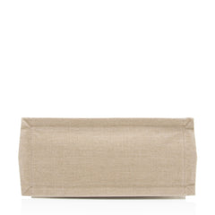 Saint Laurent Canvas Calfskin Rive Gauche Small Tote